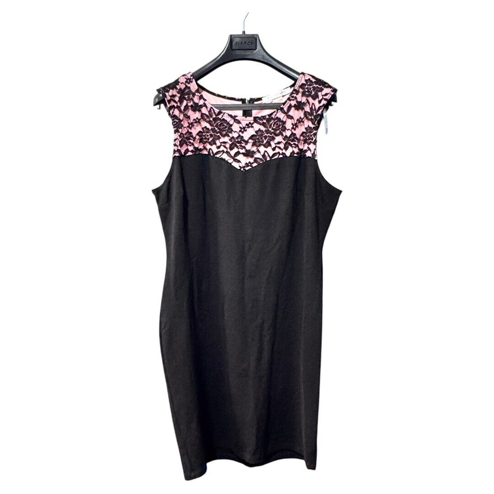 Bionco Nygord XL dress Made in Canada black with lace‎ detail Made in Canada